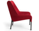 Kreslo O2, soft red textile
