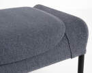 Otoman O2, grey textile