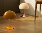 Prenosná lampa Panthella 250, chrome opal beige
