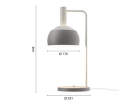 Stolná lampa FJ Elements, original grey