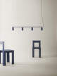 Závesná lampa Donna Line 120, midnight blue