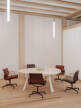 Kancelárska stolička Aluminium EA 108, dark red/dark bordeaux