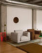 Koberec Verso 258x258, pale green / warm brown