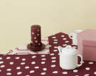 Svietnik Heima Candle Holder, dark red