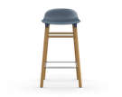 Barová stolička Form 65 cm, blue/oak