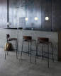 Barová stolička Pavilion AV9 75 cm, walnut