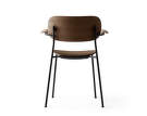 Co Chair s podpierkami rúk, dark oak