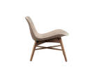 Langue Lounge Chair, smoked beech / Velvet - Taupe 710