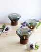 svicetnik Muffins Candleholder PC1008, smoke grey