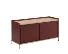 Komoda Enfold Sideboard 124x63, oak/deep red