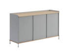 Komoda Enfold Sideboard 148x85, oak/grey