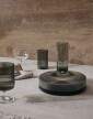 karafa-Ripple Wine Carafe, smoked grey
