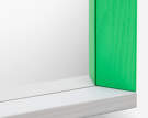 Zrkadlo Colour Frame Small, green/pink