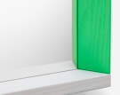 Zrkadlo Colour Frame Small, green/pink