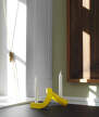 Svietnik Crooked Two Aluminium, yellow