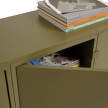 Policový diel Stacked (w. door) Medium, brown green
