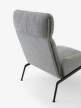 Kreslo Muno LN17 High Back w. Arms, Hallingdal 126/black
