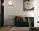Stojacia lampa IC F2, chrome