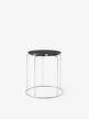 Mramorová doska pro stoličku Wire Stool, Nero Marquina