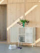 Skrinka Perforated Cabinet Floor Medium, eggshell