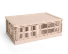 Plastoví veko Colour Crate L, powder