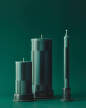 Svietnik Tube Small, dark green
