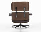Kreslo Eames Lounge Chair Walnut Dark, Leather Natural F68 Chocolate
