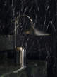 Prenosná lampa Arum, stainless steel