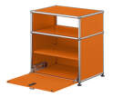 Noční stolek USM Haller M55, pure orange-2