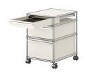 Zásuvkový kontejner na kolečkách USM Haller M63, pure white-1