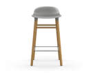 Barová stolička Form 65 cm, grey/oak