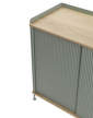 Komoda Enfold Sideboard 100x85, oak/dusty green