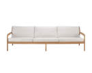 Outdoor sofa Jack, 265 cm, teak / Off White