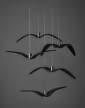 svietidla Night Birds Pendent, smoke grey