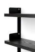 Polica Tea Shelf, black ash/black