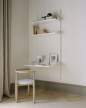 Policová zostava Study Shelf, white/white