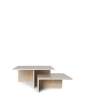 stolek-Distinct Grande Duo Tables, travertine