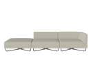 sofa-Orlando Garden Sofa  3-seater w. Open End Left, Brezza sand