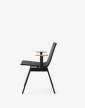 zidle-Ville AV33 Armchair, warm black