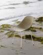 zidle-Mat Chair Steel, seaweed/cream