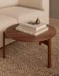 stolek-Passage Lounge Table Ø70, walnut