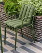 Textilný podsedák Palissade Chair and Armchair Soft Quilted Cushion, olive