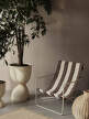 Kreslo Desert Lounge Chair, cashmere/chocolate