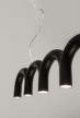 Závesné svietidlo Arch Straight, black