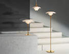 Stojacia lampa PH 3½-2½, brass metallised