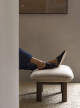 Ottoman Brasilia, Bouclé 02/dark stained oak