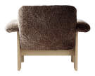 Kreslo Brasilia Low Back, Sheepskin sahara/natural oak