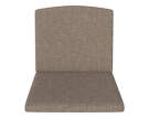 Textilné polstrovanie na stoličku Patio, dark beige