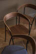 Stolička Missing Armchair, lacquered walnut