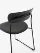 Stolička Pavilion AV52, black oak/Noble black